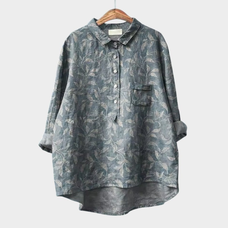 Lena - Premium Blouse with Lace Detailing