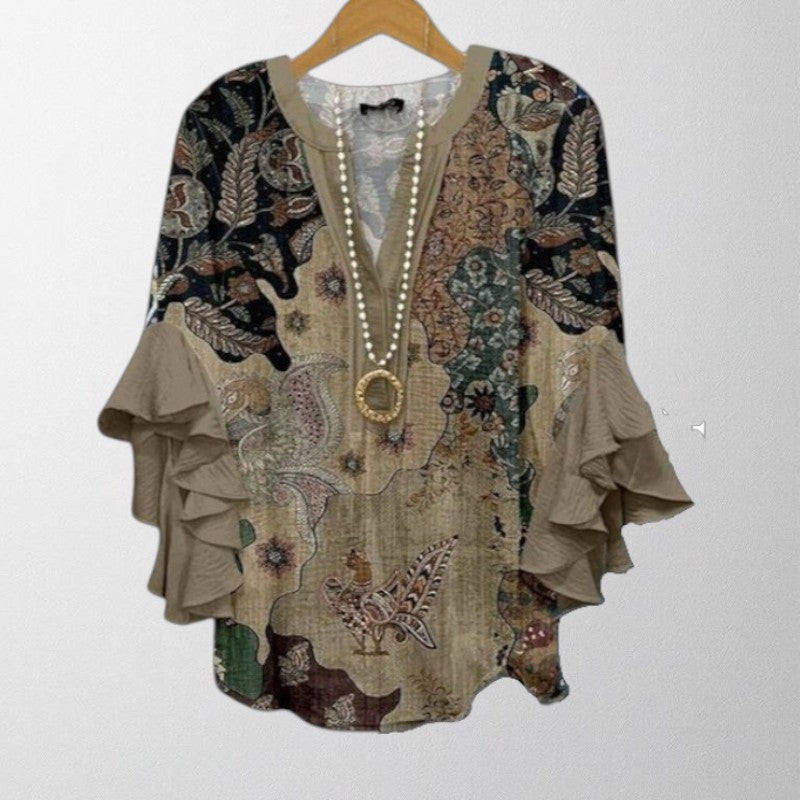 Olivia - Vintage Relaxed Blouse