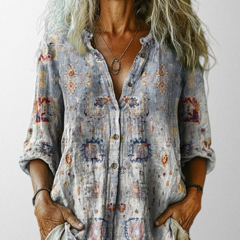 Olivia - Vintage Relaxed Blouse
