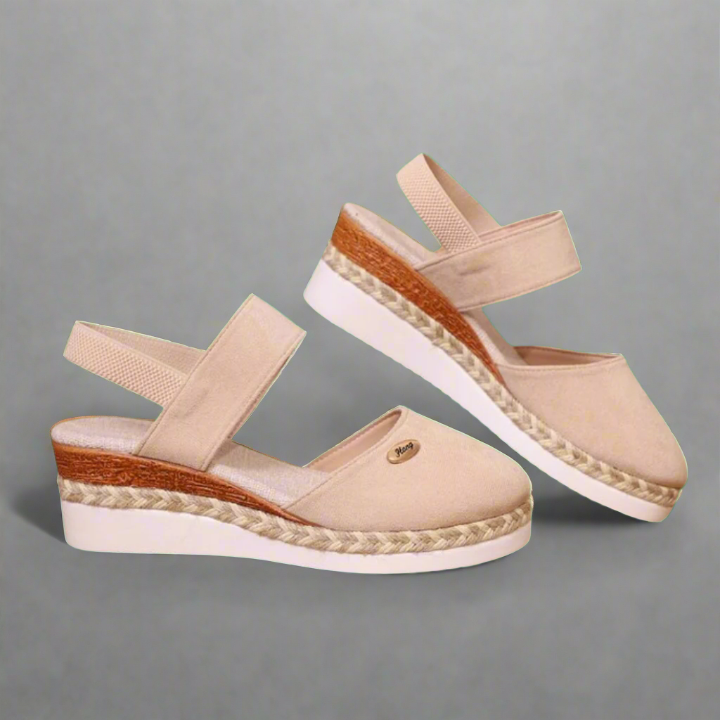 Gitta | Plus-Size Wedge Sandals for Women – Comfortable and Versatile