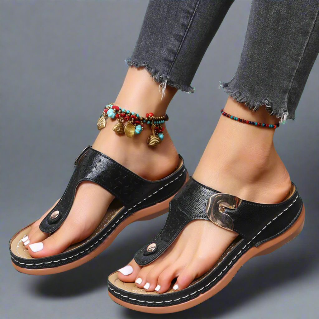 Isabella™ Buckled Toe Post Sandals