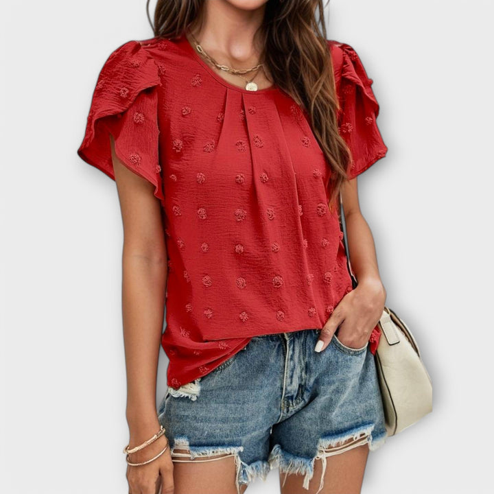 Charlotte – The Perfect Polka Blouse