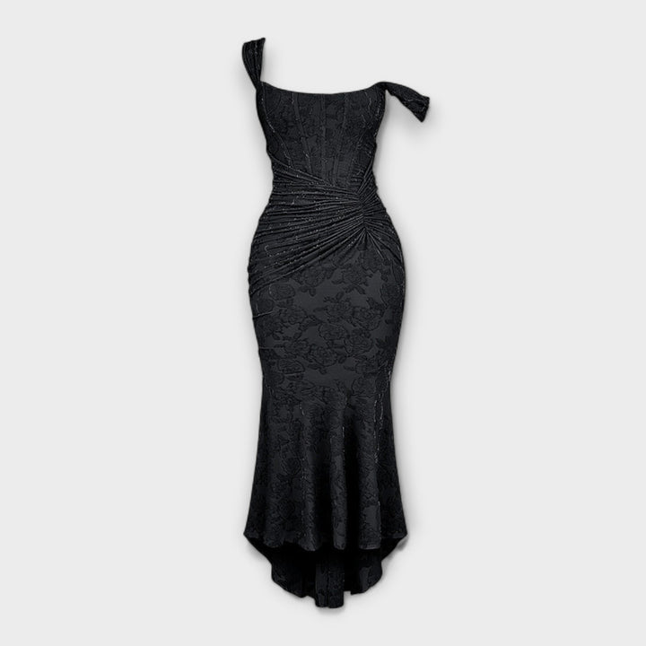 Renske – Long Dress with Elegant and Refined Corset