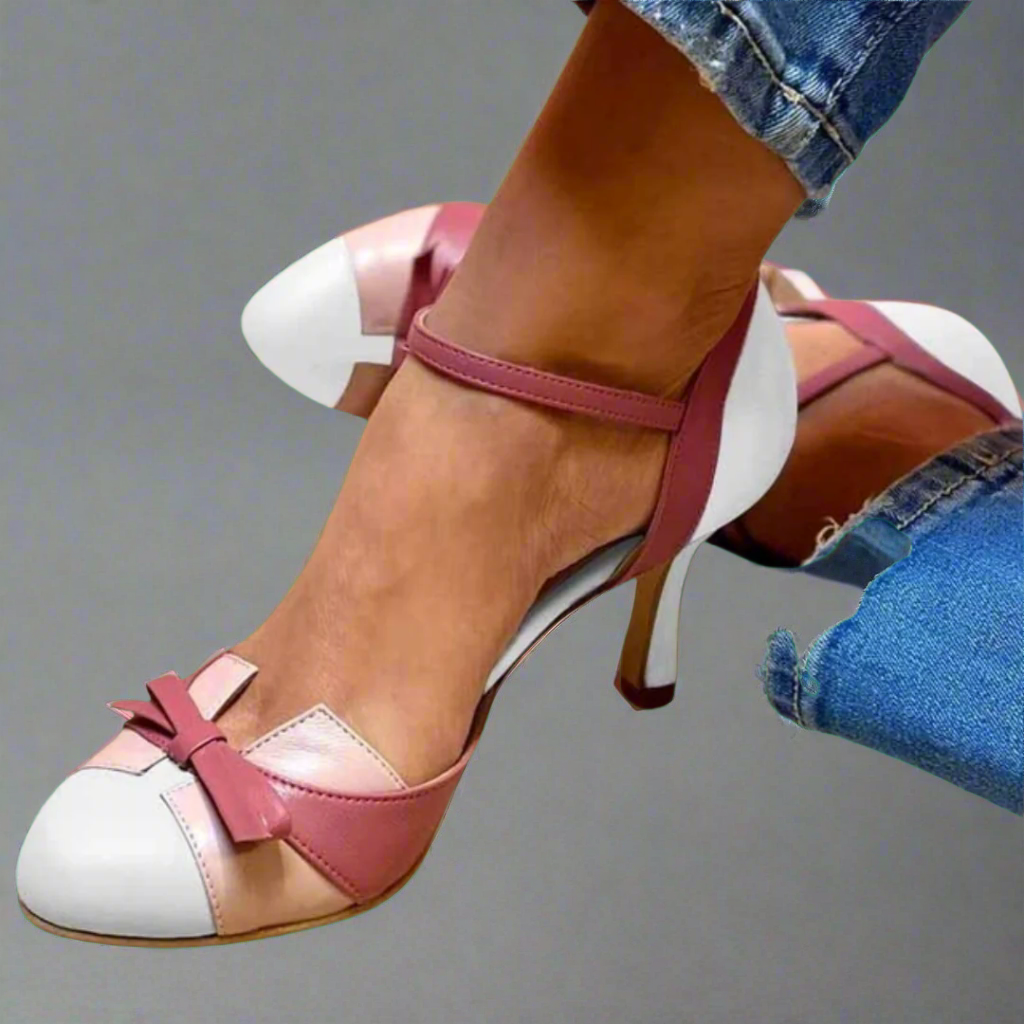 Isabella™ Bow Detail Mid Heel Shoes