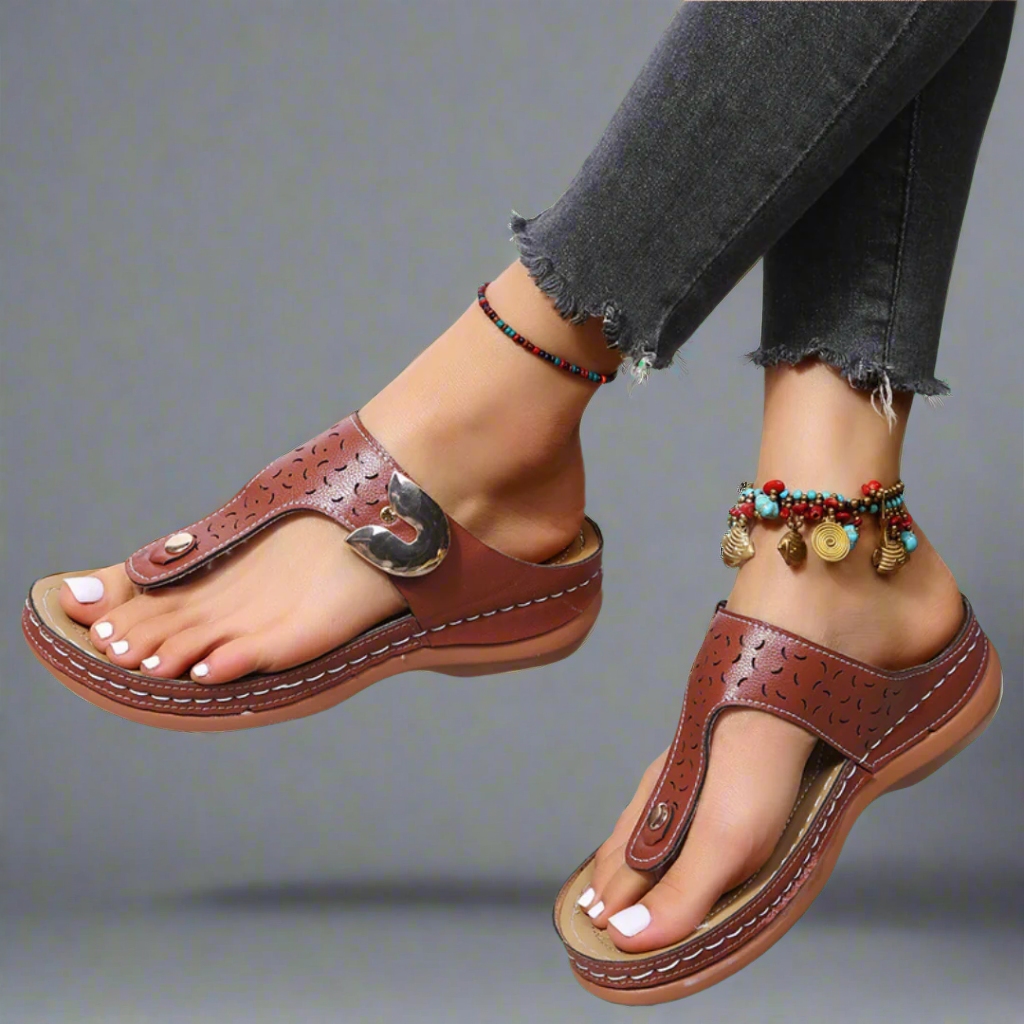 Isabella™ Buckled Toe Post Sandals