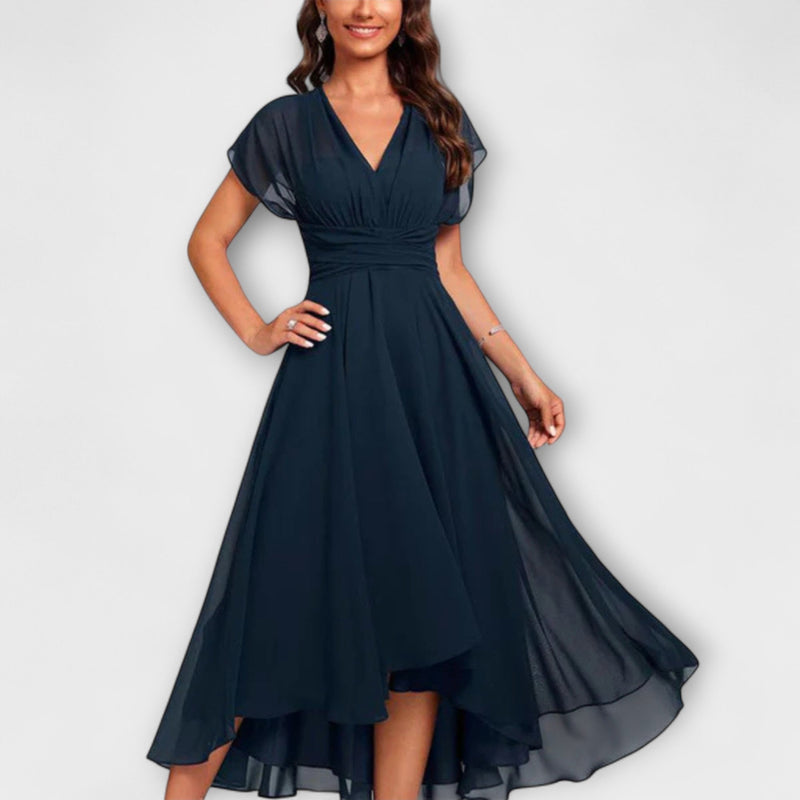 Christina – V-Neck A-Line Dress