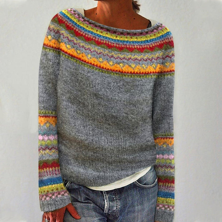 Flavia | Retro Autumn Sweater