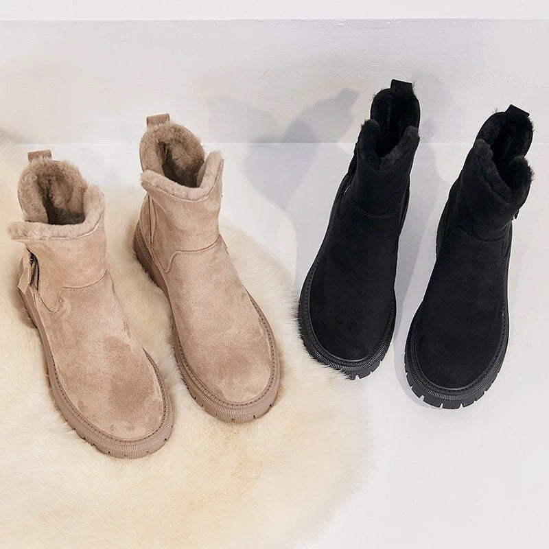 Monique - Stylish and Warm Zipped Boots