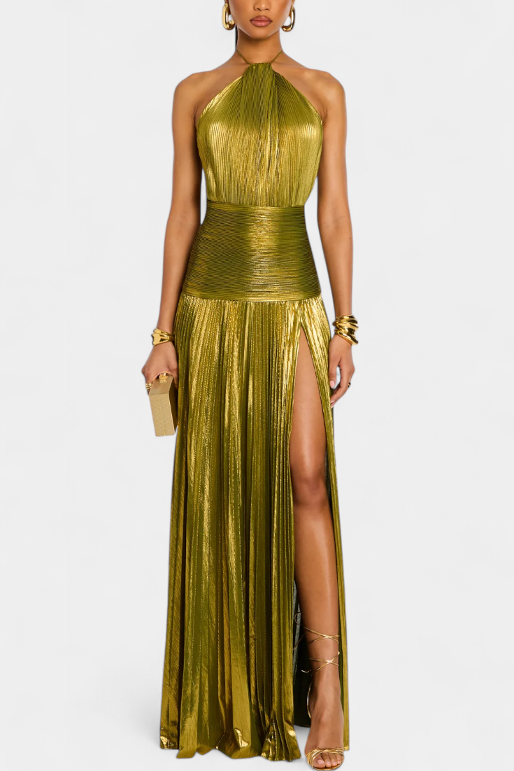 Olivia - Golden Evening Gown