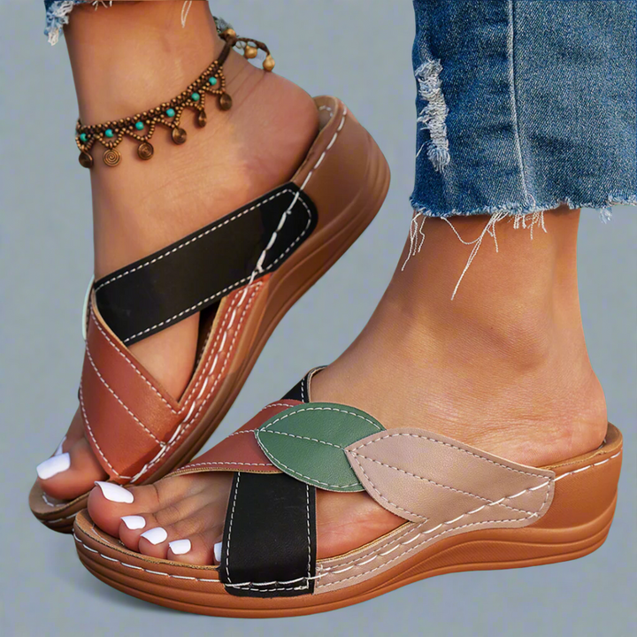 Drelinda | Lightweight Wedge Sandals for Comfort