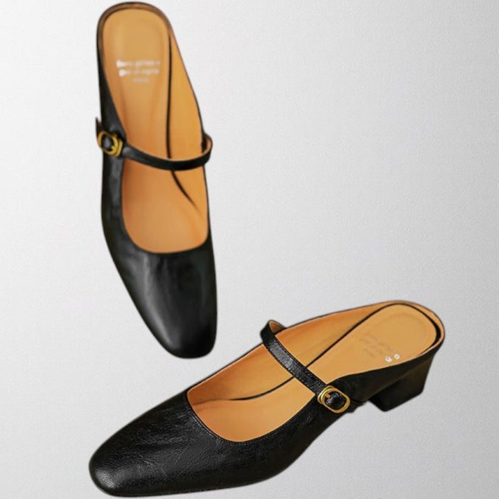 Olivia – Genuine Leather Mules