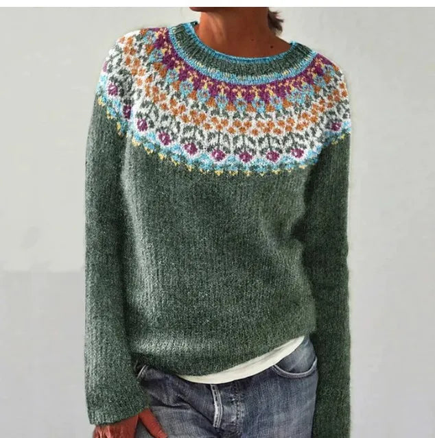 Flavia | Retro Autumn Sweater
