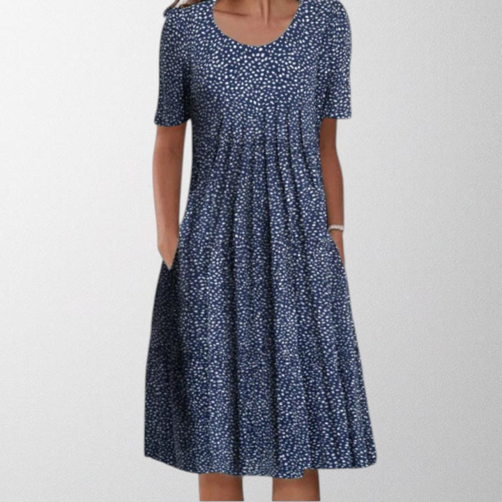 Olivia - Stylish and Casual Floral Dress with Pockets