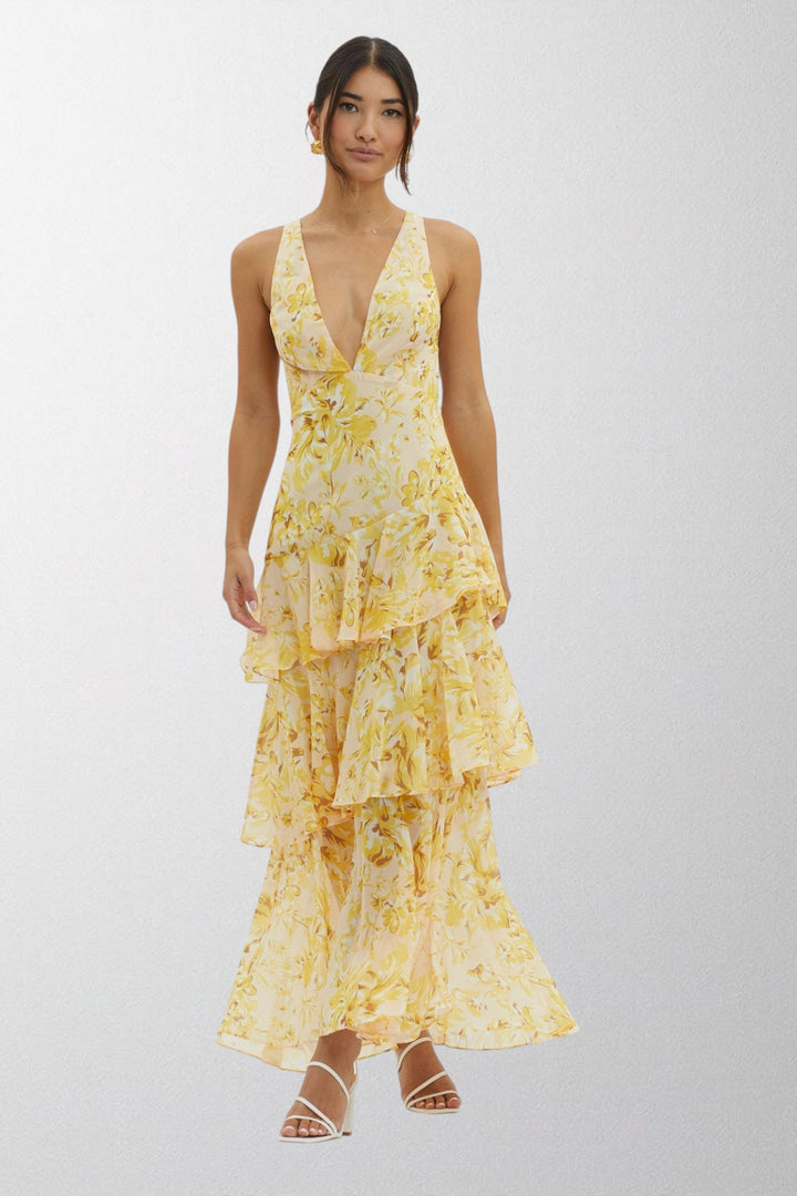 Olivia - Bloom Shift Midi Dress