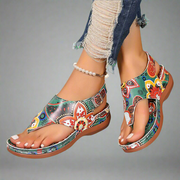 Regine | Handcrafted Wedge Sandals Made from Premium Materials