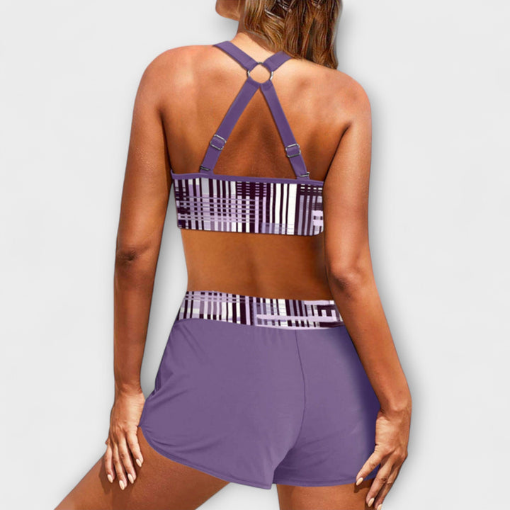 Janelle – Ribbed High-Waisted Bikini