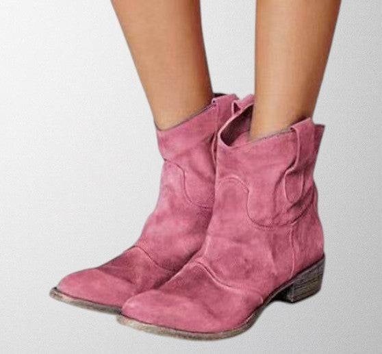 Olivia – Suede ankle boots