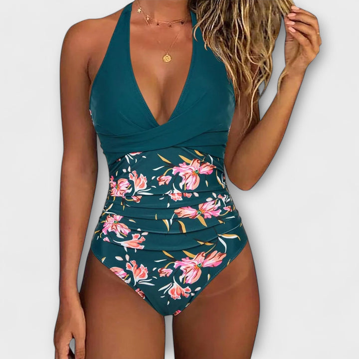 Florence – Elegant Women's Swimsuit with V-Neckline