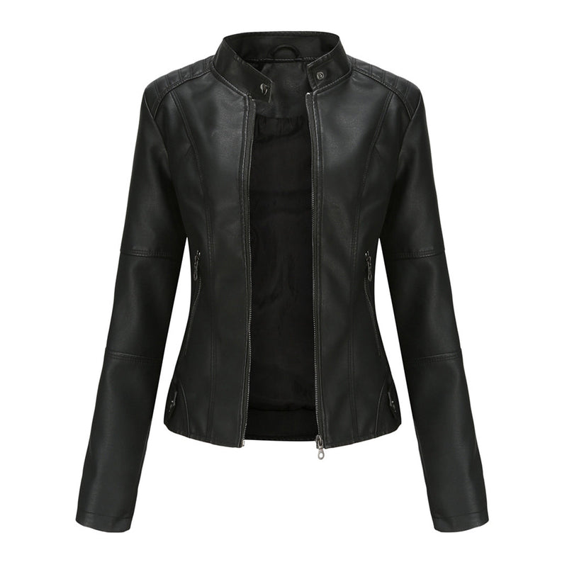 Milena™ - Elegant Leather Jacket