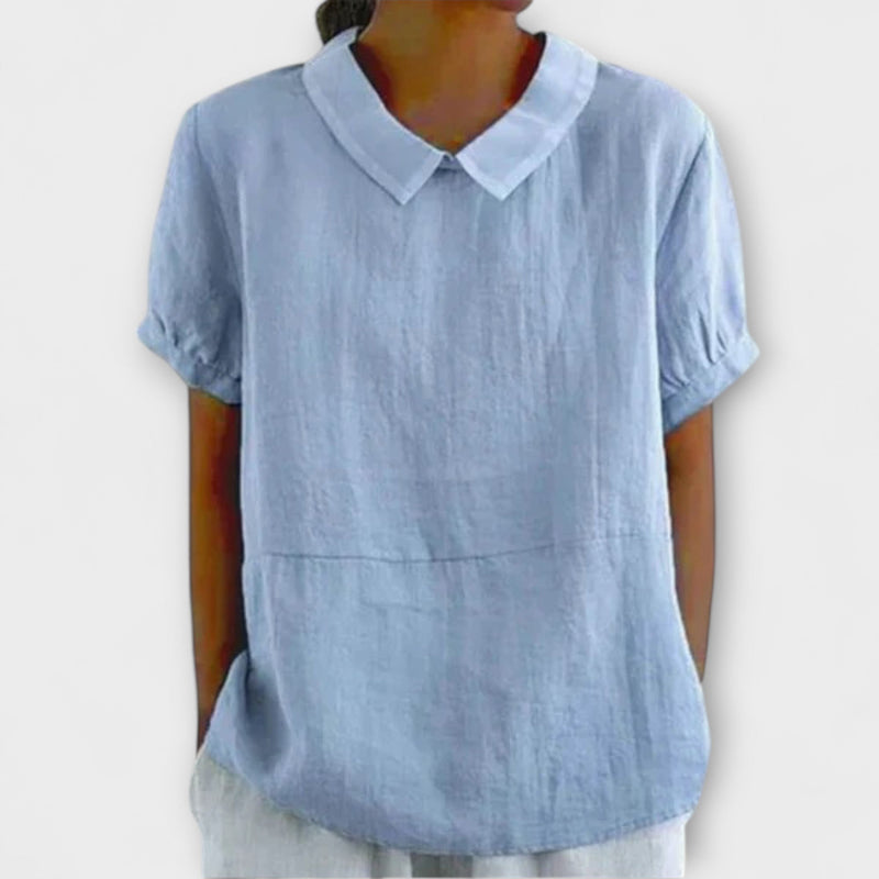 Lia – Short-Sleeve Blouse
