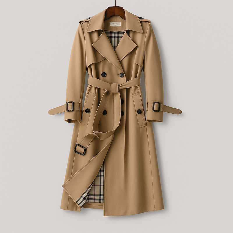 Isabella Belted Trench Coat