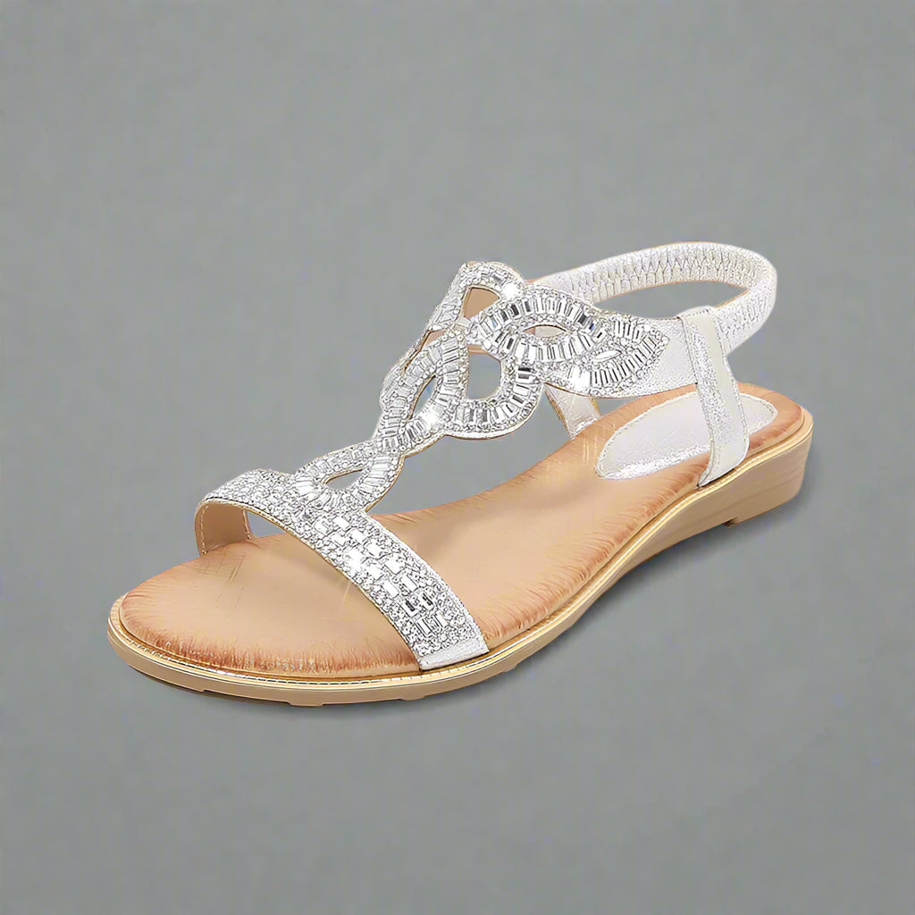 Vally | Handmade Golden Sandal with Comfortable Fit