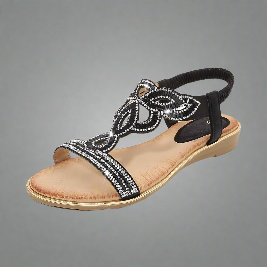 Vally | Handmade Golden Sandal with Comfortable Fit