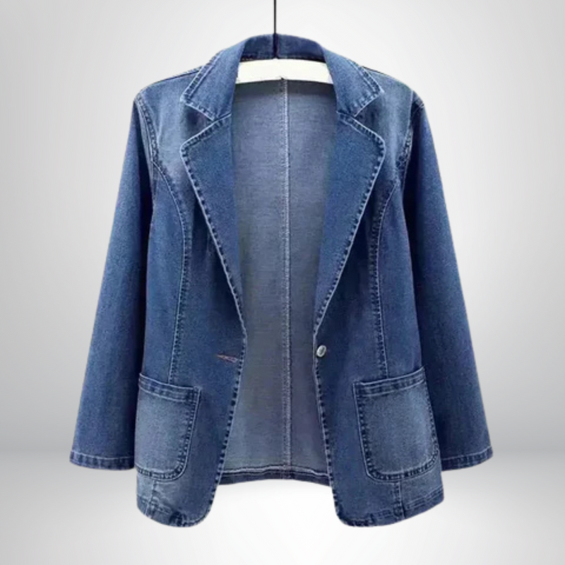 Sofia® | Stylish Denim Blazer for Women