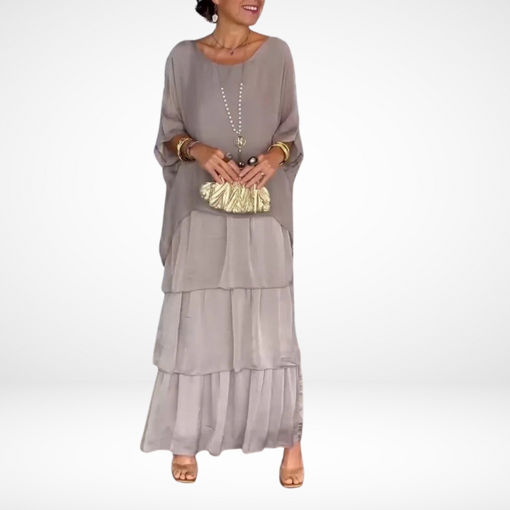 Olivia - Artistic Loose Maxi Dress