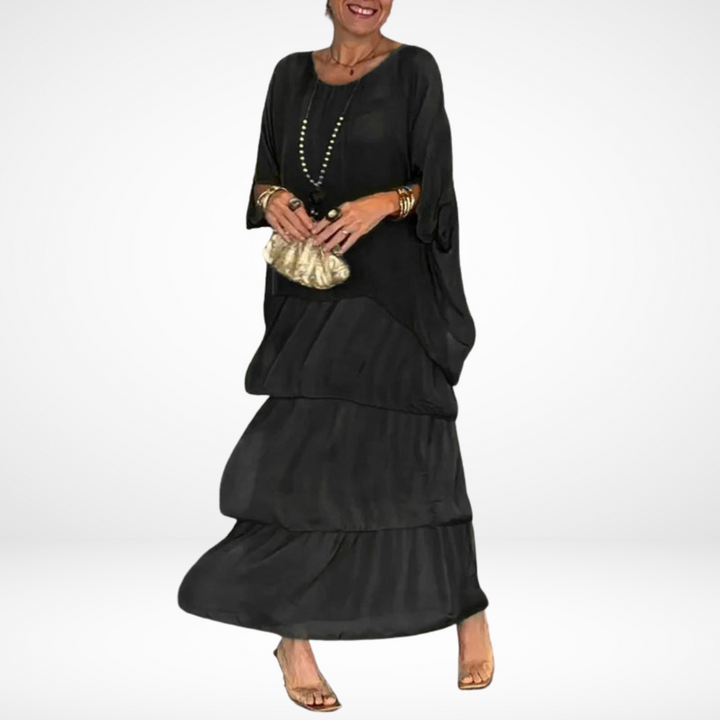 Olivia - Artistic Loose Maxi Dress