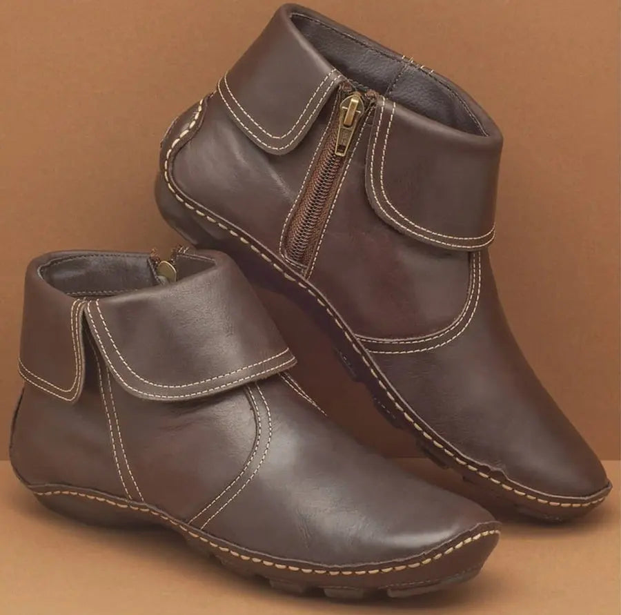 Angéline - Elegant ankle boots with non-slip sole