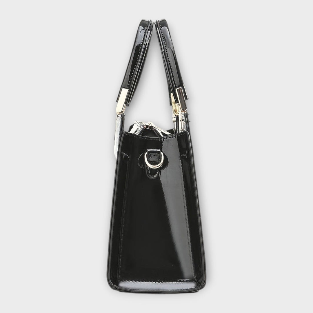 Olívia -  Shiny Crocodile Skin Pattern Handbag