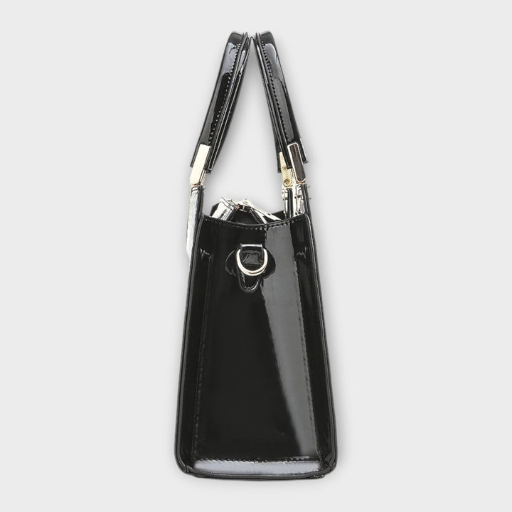 Olívia -  Shiny Crocodile Skin Pattern Handbag