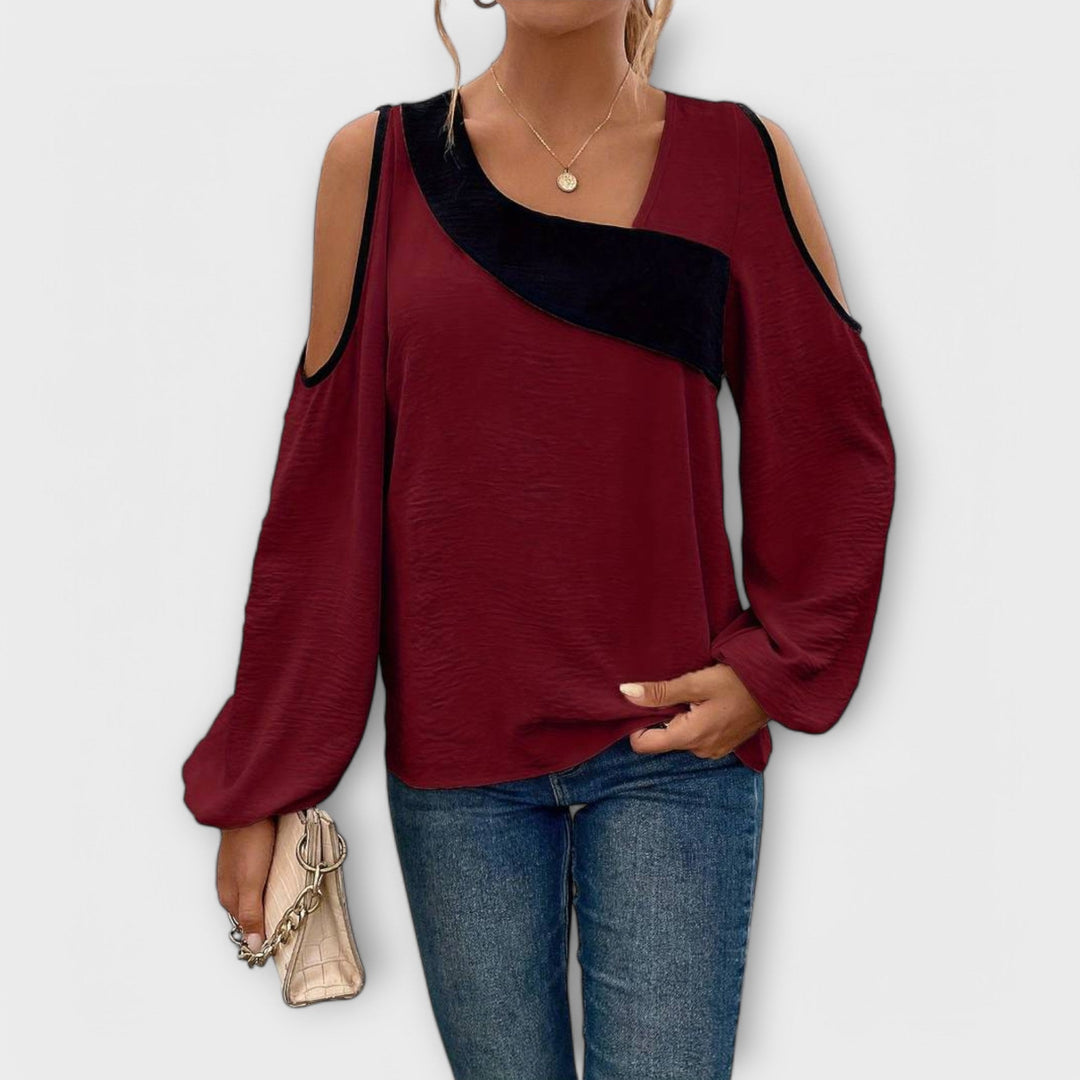Scarlett - Blouse with Square Neckline