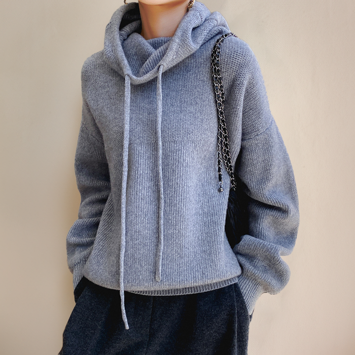 Cloe - Roll Neck Jumper in Fine Merino Wool