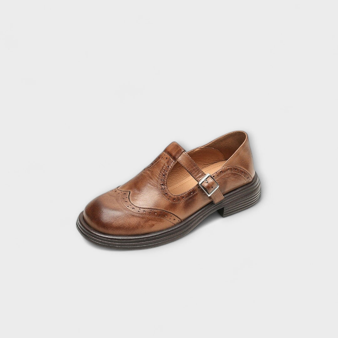 Isla – Elegant Leather Mary Janes