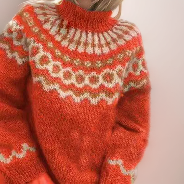 OLIVIA™ | Comfortable High Neck Jumper