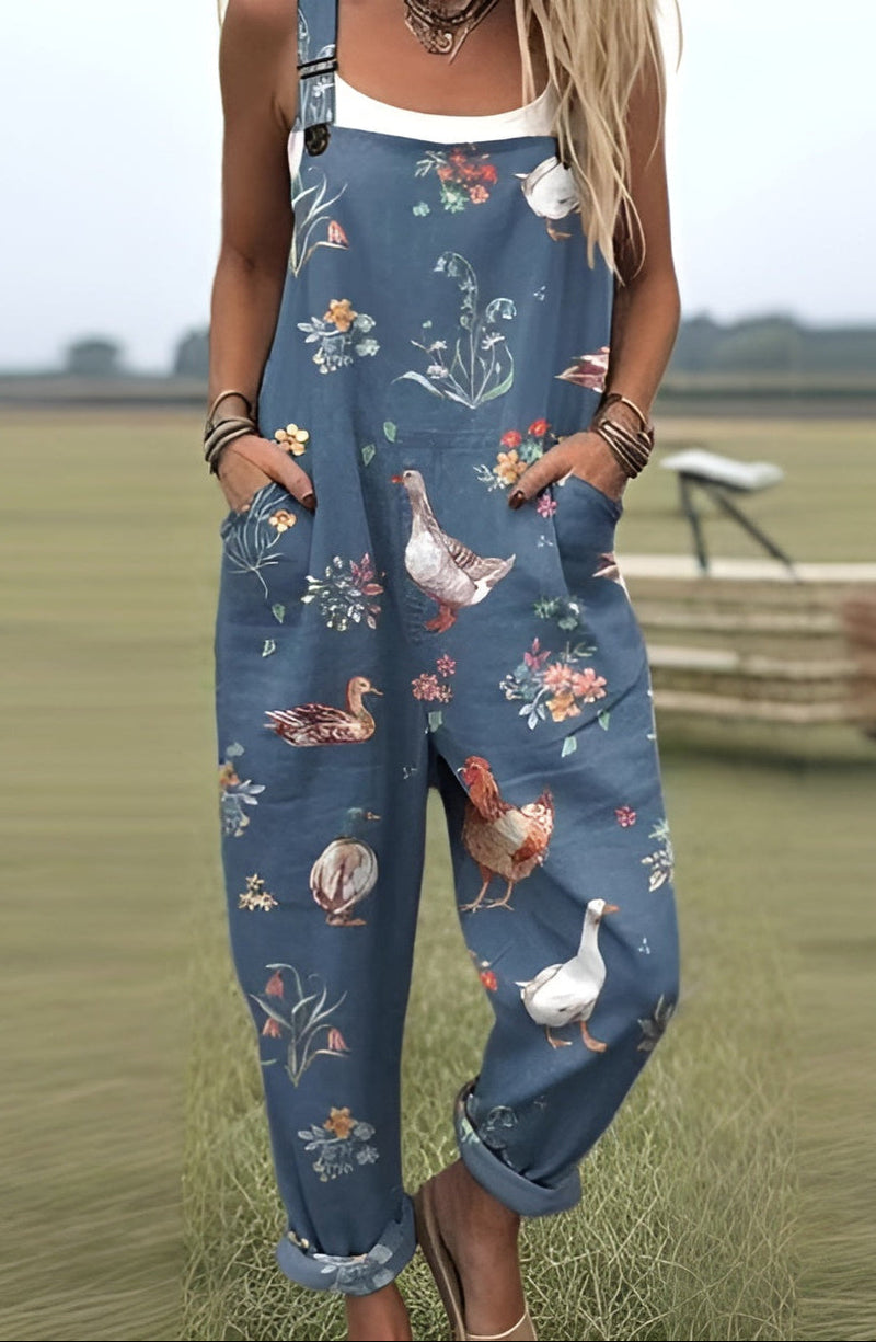 Karen™ | Country Garden Dungarees