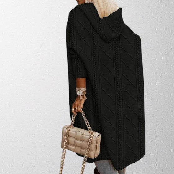 Olivia - Extended Length Hooded Cardigan