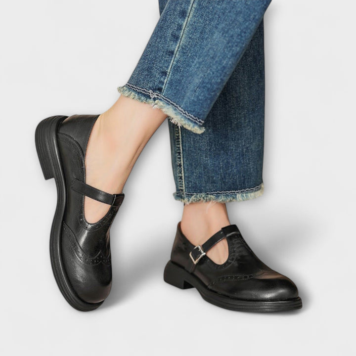 Isla – Elegant Leather Mary Janes