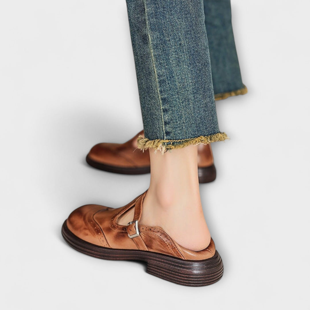 Isla – Elegant Leather Mary Janes