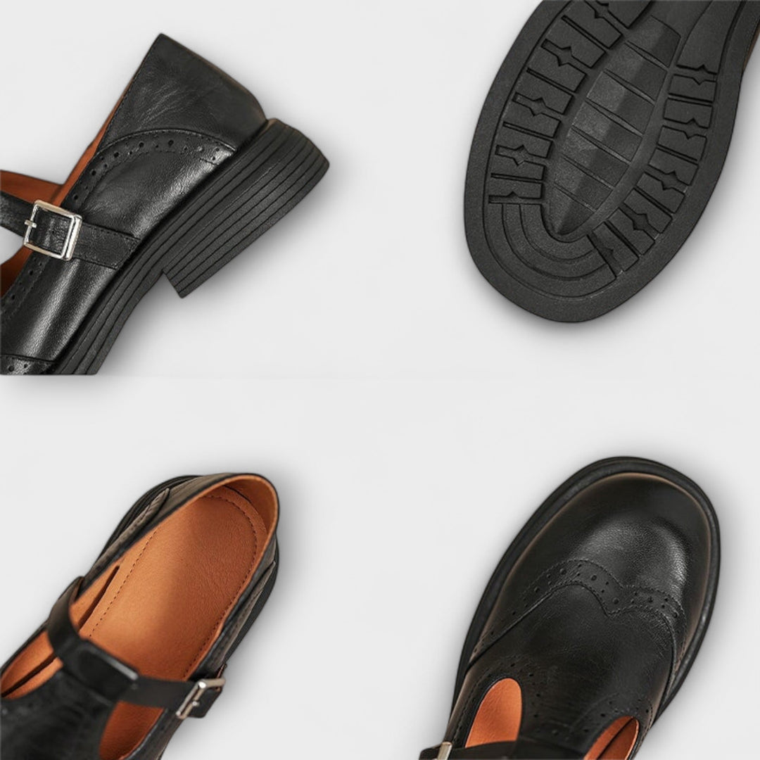 Isla – Elegant Leather Mary Janes