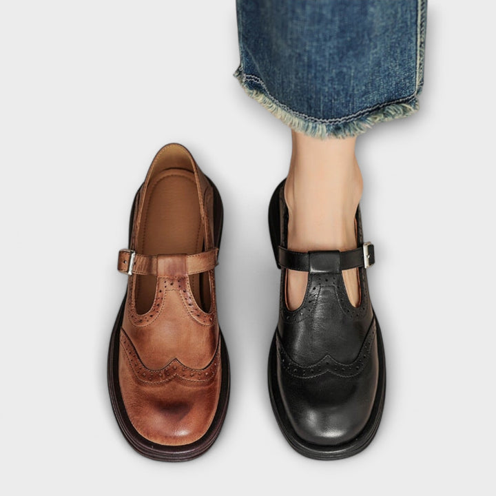 Isla – Elegant Leather Mary Janes