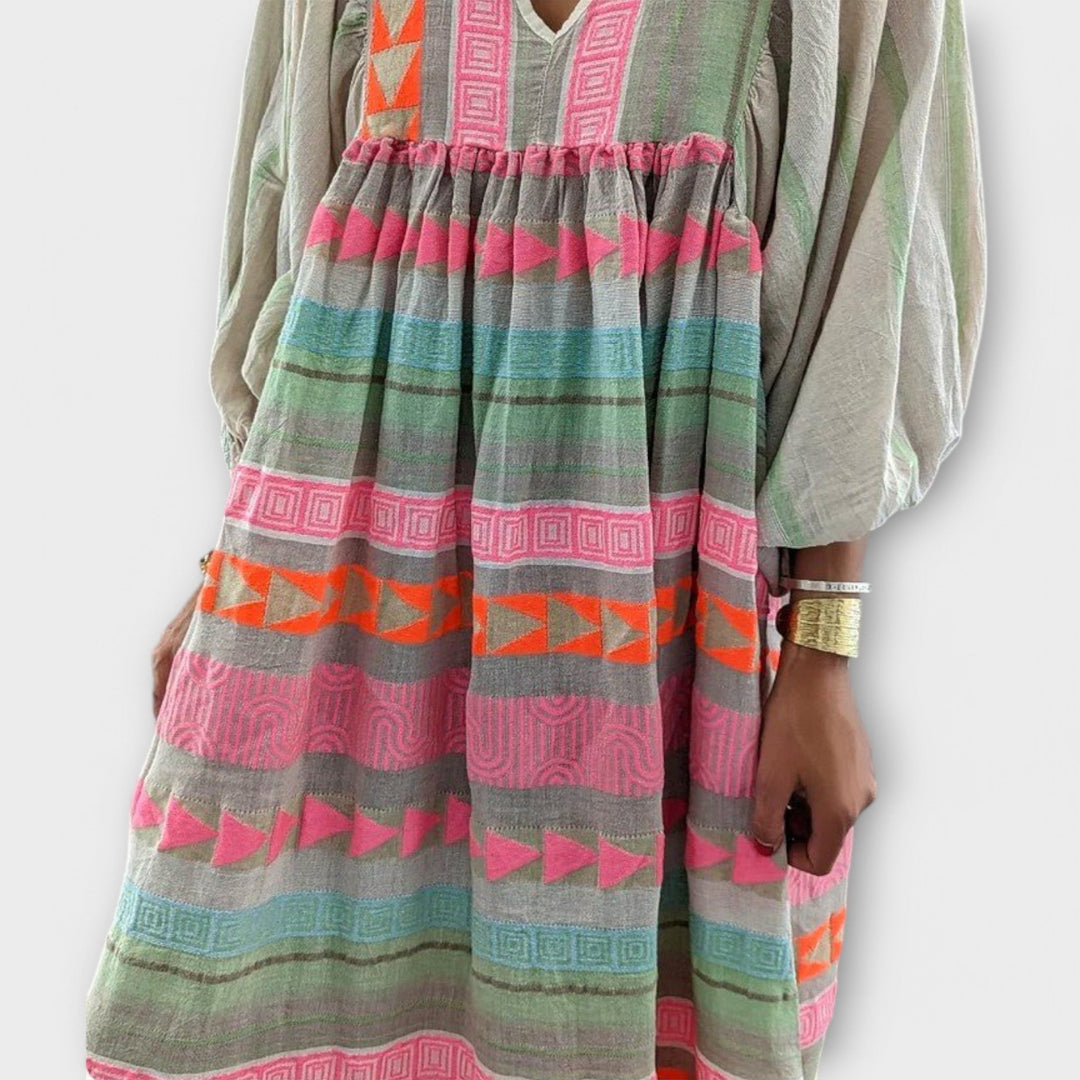 Hermine – Vibrant Loose Dress